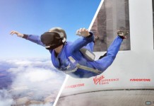 有了这个(三星Gear VR与垂直风洞机)组合,你还不敢挑战极速跳伞的刺激?