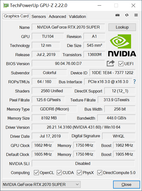 2070super算力图片